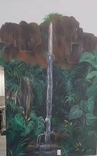 custom mural living area Hallandale Beach FL